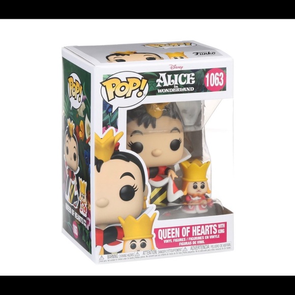 ♥️Alice in Wonderland♥️ 70th Anniversary- Queen Of Hearts with King #106… - Picture 13 of 14